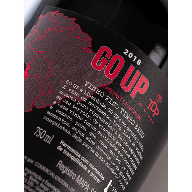 Vinho GO UP Cabernet Sauvignon Reserva 2021 - Imagem 3