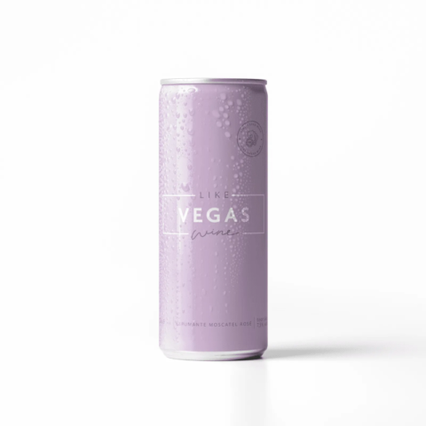 Espumante em Lata Like Wine Vegas Moscatel Rosé 269ml