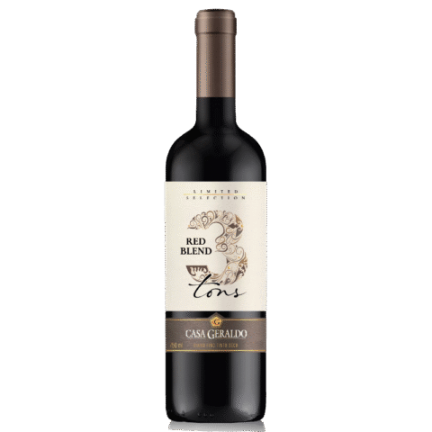 Vinho Casa Geraldo Red Blend Três Tons Seco 750ml
