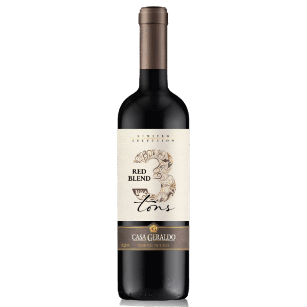 Vinho Casa Geraldo Red Blend Três Tons Seco 750ml